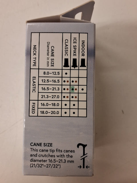 Ingrid Dupsko til krykker og stokke